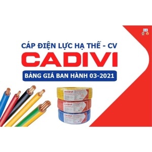 Dây điện Cadivi CV 1.5 – 0,6/1kV