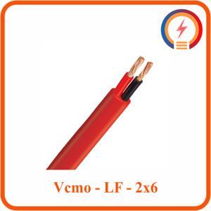 Dây điện mềm bọc nhựa PVC 2 lõi 450/750V CADIVI CV VCmo-LF-2×6