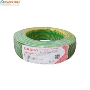 Dây điện mềm bọc nhựa PVC 2 lõi 450/750V CADIVI CV VCmo-LF-2×6