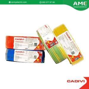 Dây điện mềm bọc nhựa PVC 3 lõi 300/500V Cadivi CV VCmt-3×6