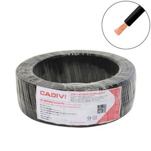 Dây đơn mềm ruột đồng VCm 6 mm2 Cadivi