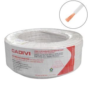 Dây đơn mềm ruột đồng VCm 6 mm2 Cadivi