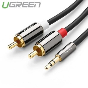 Dây loa Audio 3,5mm từ 1 ra 2 Ugreen 10583 1.5m