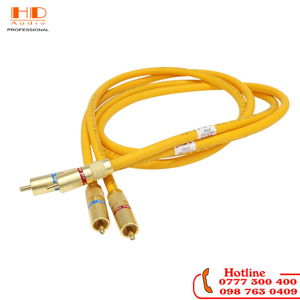 Dây loa VanDenHul 3T D 102-III Hybrid RCA 1m