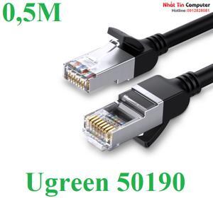 Dây mạng cat 6 UTP dài 0,5m màu đen Ugreen 50190