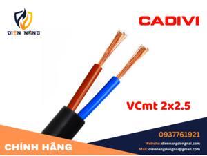 Dây mềm Cadivi VCmt 2×2.5