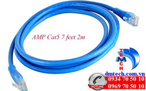 Dây nhảy cáp AMP cat5 2.1m (1859239-7)