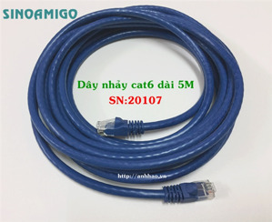 Dây nhảy patch cord cat6 dài 5M Sinoamigo SN-20107