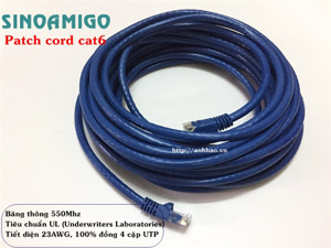 Dây nhảy SinoAmigo dài 10m cat6 SN-20109