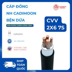 Dây điện Cadivi CVV 2×6 mm2