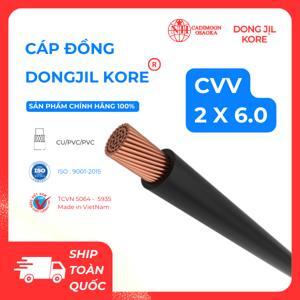 Dây điện Cadivi CVV 2×6 mm2
