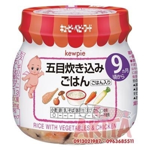 Cháo Kewpie cháo gà và nấm P-97 9th+