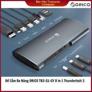 Đế cắm đa năng Thunderbolt 3 Orico TB3-S1-GY