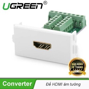 Đế HDMI âm tường có ốc vít Ugreen 20315