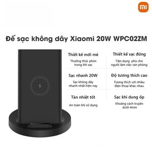 Đế sạc nhanh không dây Xiaomi 20W WPC02ZM