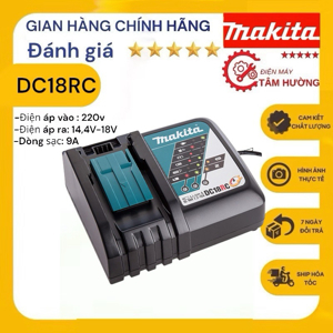 Đế sạc pin nhanh Makita DC18RC