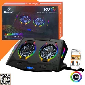 Đế tản nhiệt BAMBA B8 (6 quạt)