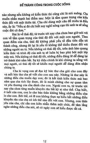 Để Thành Công Trong Cuộc Sống