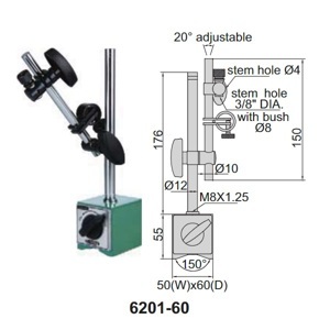 Đế từ tính Insize 6201-60