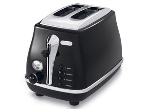 Máy nướng bánh mì DeLonghi CTO2003 (CTO-2003) - 900W, màu: R/ W/ B/ BK