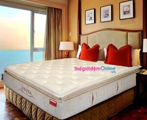 Đệm lò xo Dunlopillo Evita 100 x 200 x 27 cm