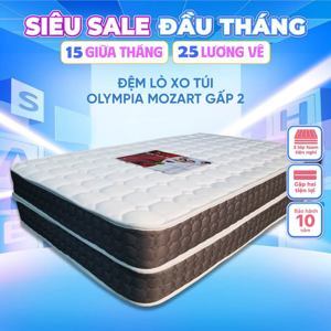 Đệm lò xo Olympia Mozart gập 2