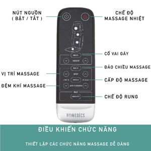 Đệm massage đa năng Shiatsu Homedics MCS-1010HJ