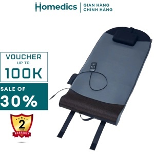 Đệm massage toàn thân công nghệ massage khí nén Shiatsu 3D Homedics BM-AC108HJ