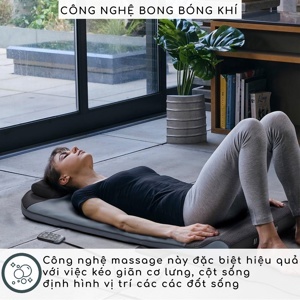 Đệm massage toàn thân công nghệ massage khí nén Shiatsu 3D Homedics BM-AC108HJ