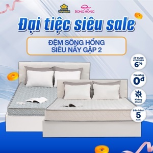 Đệm Sông Hồng Siêu Nẩy gập 2 120x190x20cm