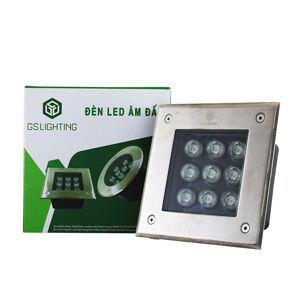 Đèn âm đất vuông 9W GS Lighting GSDV9