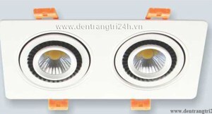 Đèn âm trần downlight Anfaco AFC-756/2 5WX2 1C