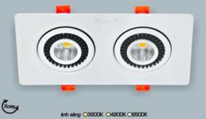 Đèn âm trần downlight Anfaco AFC-756/2 7WX2 1C