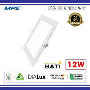 Đèn âm trần LED 12W FSL mặt vuông c