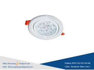 Đèn âm trần led chiếu điểm 12w Duhal DFN212