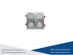 Đèn âm trần led chiếu điểm Duhal DFC204