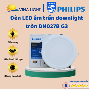 Đèn âm trần LED Philips DN027B 15W