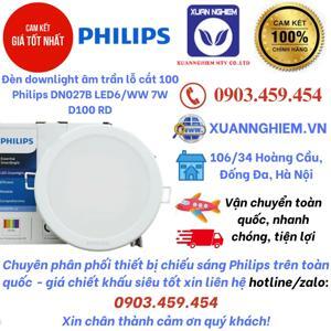 Đèn âm trần LED vuông Philips DN027B LED6 L100 7W
