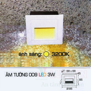 Đèn âm tường Anfaco AFC-009-3W