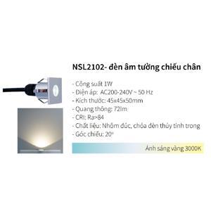 Đèn âm tường Panasonic NSL2102