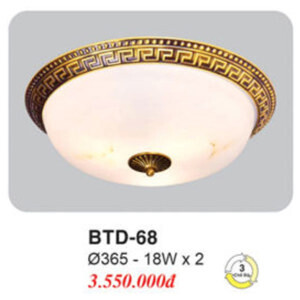 Đèn áp trần đồng BTD 68