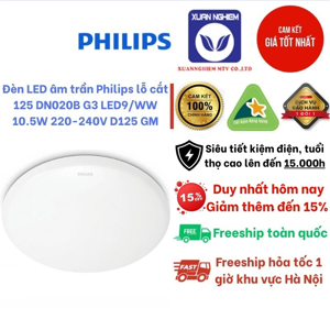 Đèn áp trần led Philips CL200 17W