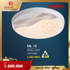 Đèn áp trần ML 15