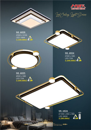 Đèn áp trần ML 6828