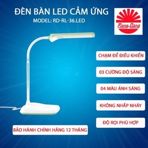 Đèn bàn bảo vệ thị lực Rạng Đông RD-RL-36.LED