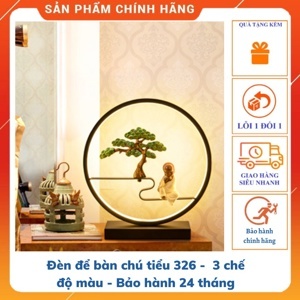 Đèn bàn hiện đại chú tiểu