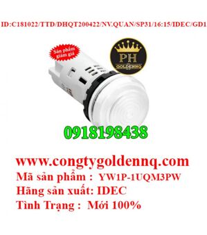 Đèn báo IDEC YW1P-1UQM3PW