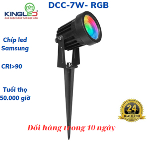 ccắm cỏ 7W DCC-7-V KingLed