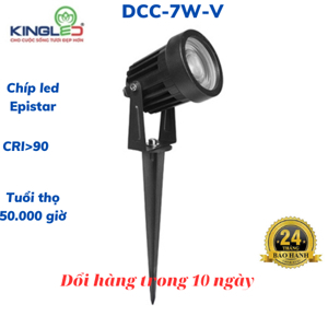 ccắm cỏ 7W DCC-7-V KingLed