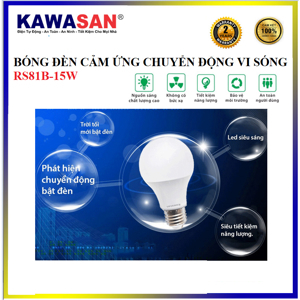 Đèn cảm ứng chuyển động Kawa RS81B (vi sóng)